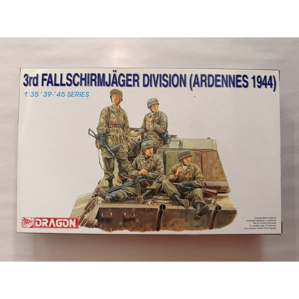 Dragon 6113 3rd Fallschirmjäger Division (Ardennes 1944) Model Kit | 1:35 Scale